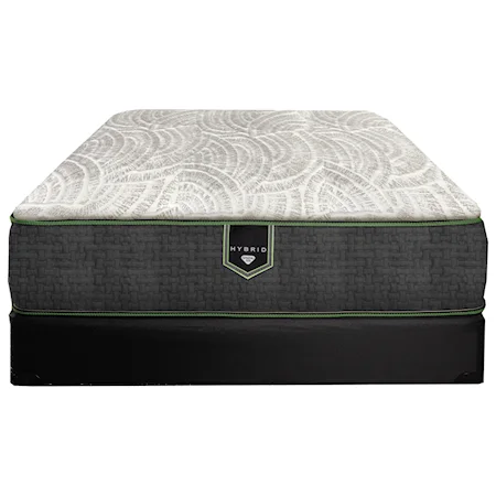 King 14 1/2" Luxury Firm Hybrid Mattress and 9" Supreme Foundation